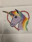 Any child cross stitch category: Unicorns