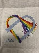 Cross stitch square for any child