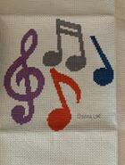 Cross stitch square for Colby R.'s quilt