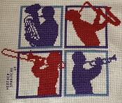 Cross stitch square for Colby R.'s quilt