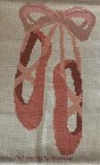 Cross stitch square for Emma Jane J.'s quilt