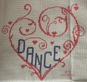 Cross stitch square for Emma Jane J.'s quilt