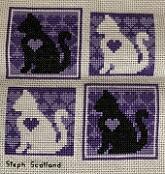 Cross stitch square for Rachel B.'s quilt