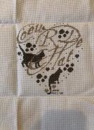 Cross stitch square for Rachel B.'s quilt
