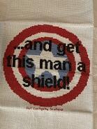 Cross stitch square for Elias M's quilt
