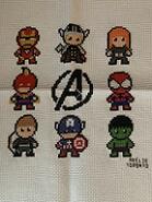 Cross stitch square for Elias M's quilt